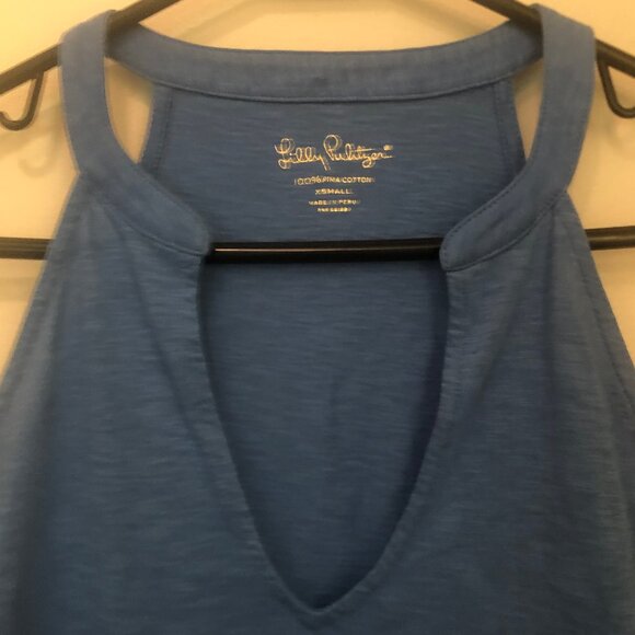 Lilly Pulitzer Pima cotton Arya tank top sz XS - Picture 4 of 9